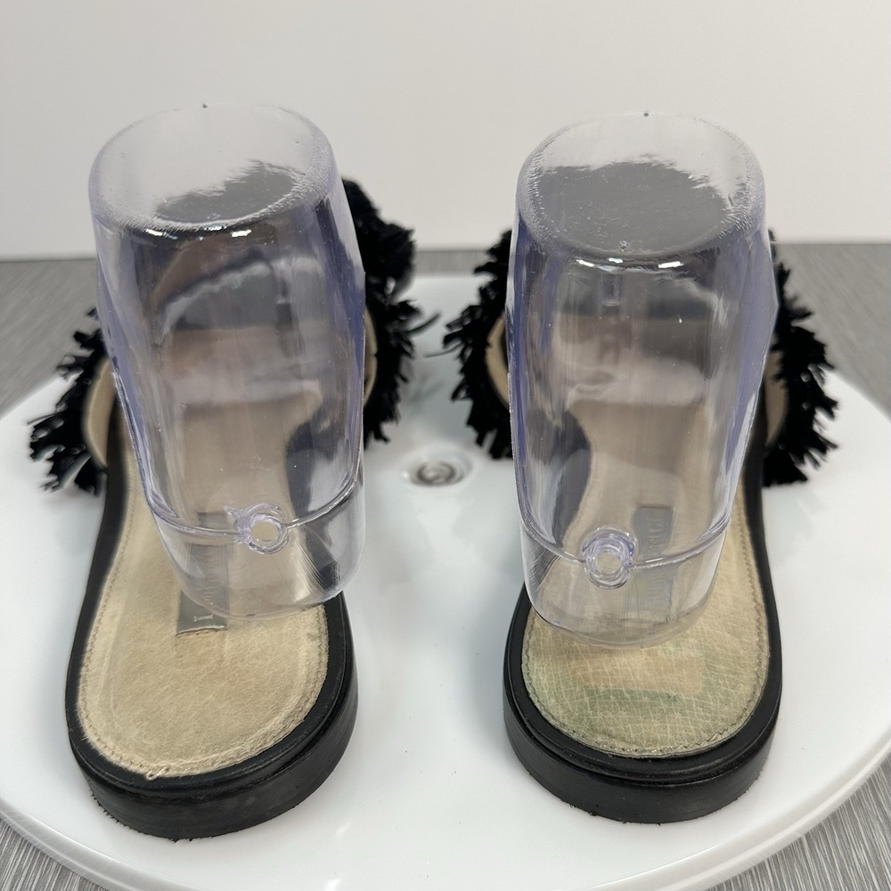 Louise et Cie Women's Sandals Size 9M US Flats With Black Fringe - Picture 5 of 8